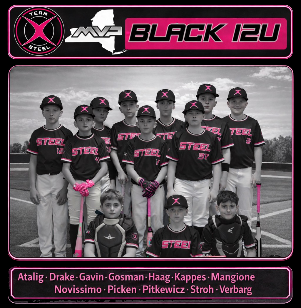 Steel MVP Black 12U Team